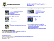 Tablet Screenshot of coloradobiathlon.org